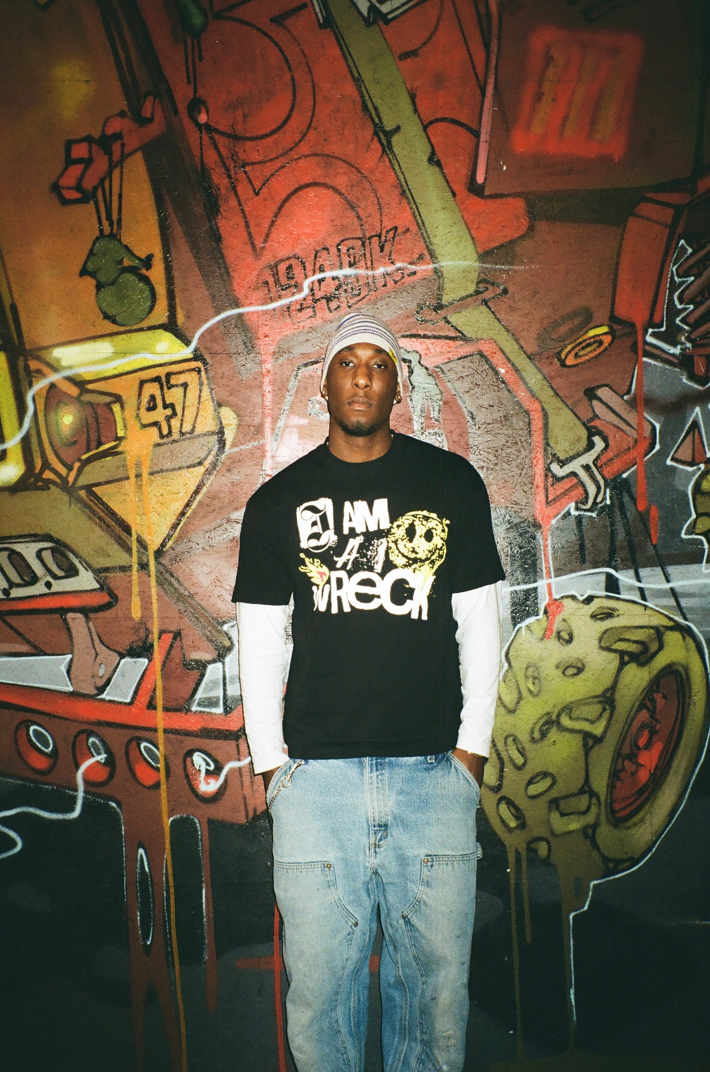 TNM WRECKED T-SHIRT BLACK