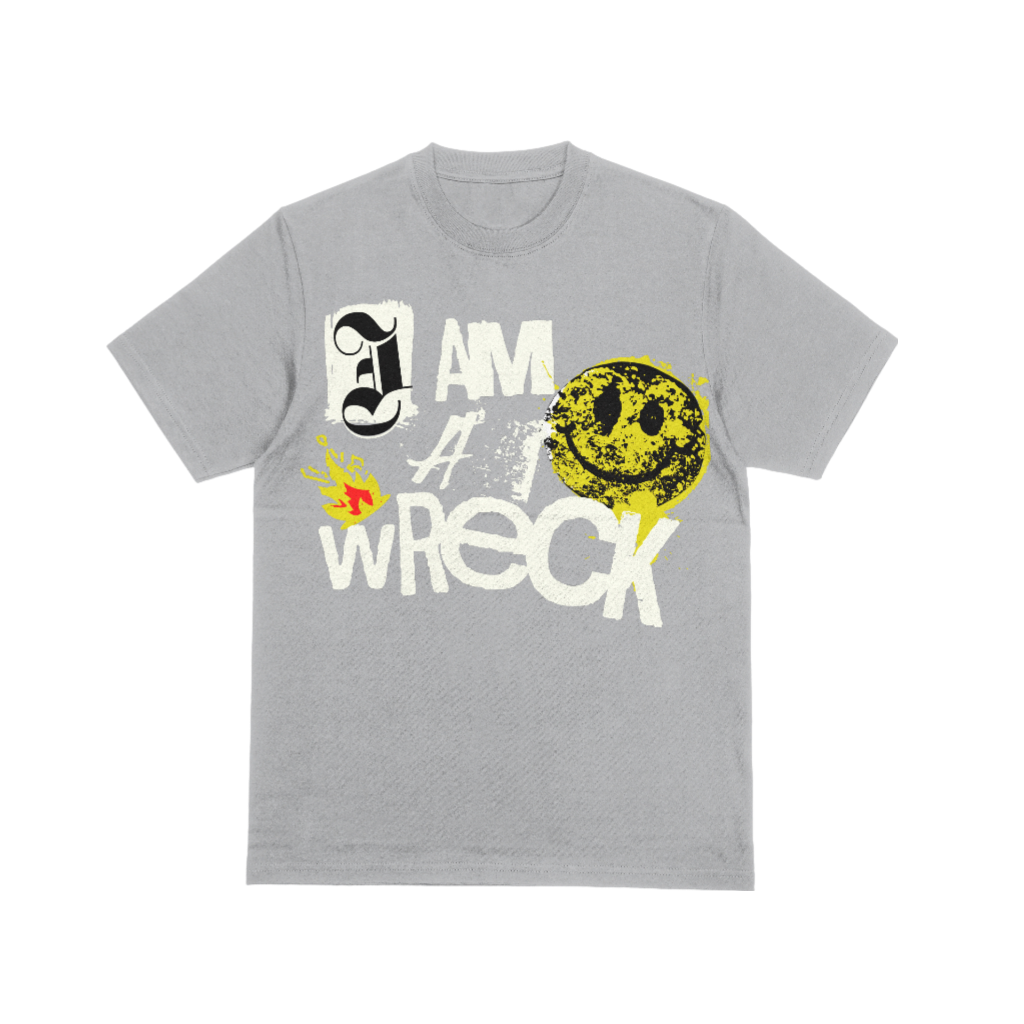 TNM WRECKED T-SHIRT GREY